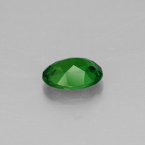 Diopsido de cromo verde natural de 0,84 ct, corte óvalo, VS
