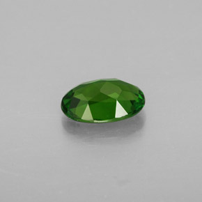 Diopsido de cromo verde natural de 0,76 ct, corte óvalo, VVS