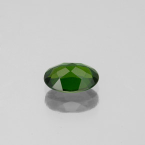 Diopsido de cromo verde natural de 0,75 ct, corte óvalo, VS