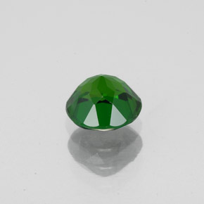 Diopsido de cromo verde natural de 0,85 ct, corte redondo, VS