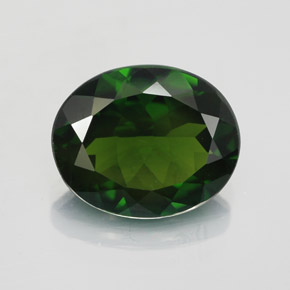 diópsido de cromo Verde natural de 3.51 ct, Corte Óvalo, VS