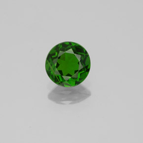 diópsido de cromo Verde natural de 0.80 ct, Corte Redondo, VS-SI