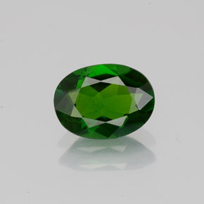 Diopsido de cromo verde natural de 1,15 ct, corte óvalo, VS-SI