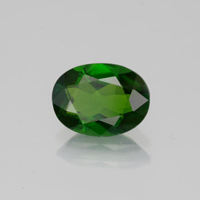 Diopsido de cromo verde natural de 1,15 ct, corte óvalo, VS-SI