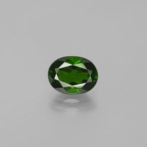 Diopsido de cromo verde natural de 1,54 ct, corte óvalo, VVS