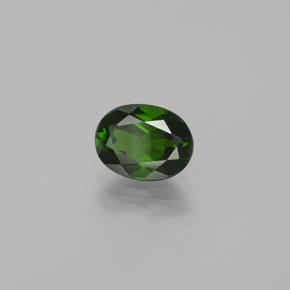 Diopsido de cromo verde natural de 1,54 ct, corte óvalo, VVS