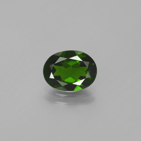 Diopsido de cromo verde natural de 1,68 ct, corte óvalo, VS