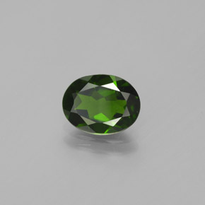 Diopsido de cromo verde natural de 1,68 ct, corte óvalo, VS