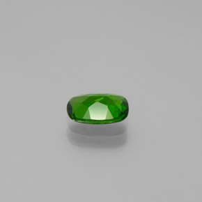Diopsido de cromo verde natural de 0,79 ct, corte cojín, VVS-VS