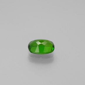 Diopsido de cromo verde natural de 0,94 ct, corte cojín, VVS