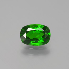 diópsido de cromo Verde natural de 0.87 ct, Corte Cojín, VVS-VS