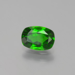 diópsido de cromo Verde natural de 0.87 ct, Corte Cojín, VVS-VS