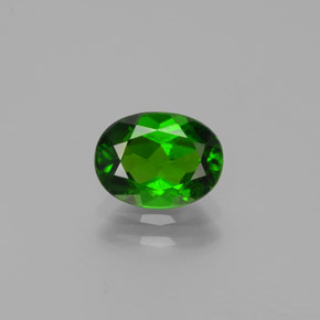 diópsido de cromo Verde natural de 1.29 ct, Corte Óvalo, VS
