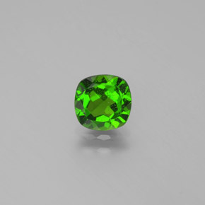 diópsido de cromo Verde natural de 1.02 ct, Corte Cojín, VS