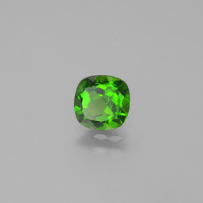 diópsido de cromo Verde natural de 1.02 ct, Corte Cojín, VS