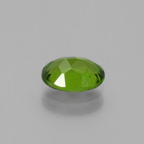 Diopsido de cromo verde natural de 0,88 ct, corte óvalo, VS