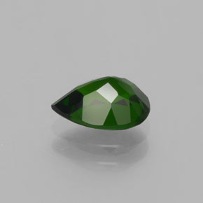 Diopsido de cromo verde natural de 1,13 ct, en forma de pera, VVS