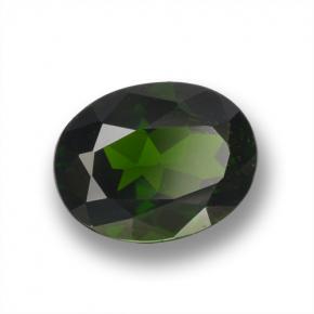 Diopsido de cromo verde natural de 2,09 ct, corte óvalo, VS