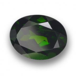 diópsido de cromo Verde natural de 2.12 ct, Corte Óvalo, VS