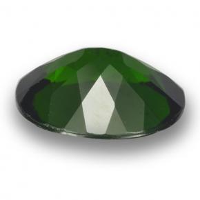 Diopsido de cromo verde natural de 3,60 ct, corte óvalo, VS