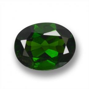 Diopsido de cromo verde natural de 2,03 ct, corte óvalo, VS