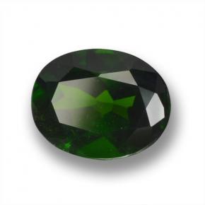 Diopsido de cromo verde natural de 2,03 ct, corte óvalo, VS