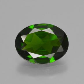 diópsido de cromo Verde natural de 1.12 ct, Corte Óvalo, VS