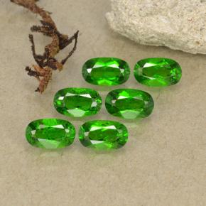 Gemas de diópsido de cromo Verde bosque natural de 1.63 ct, Corte Óvalo, VS-SI
