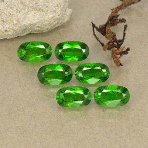 Gemas de diópsido de cromo Verde bosque natural de 1.63 ct, Corte Óvalo, VS-SI