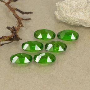 Gemas de diópsido de cromo Verde bosque natural de 1.63 ct, Corte Óvalo, VS-SI
