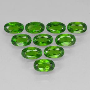 Gemas de diópsido de cromo Verde medio natural de 2.66 ct, Corte Óvalo, VS