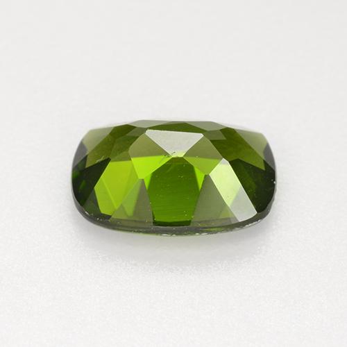 Diopsido de cromo verde natural de 1,32 ct, corte cojín, VVS-VS