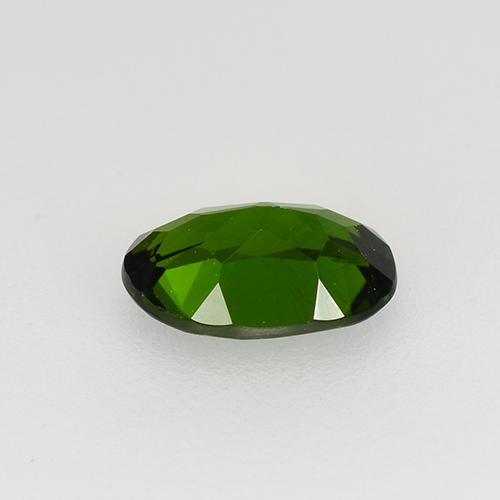 Diopsido de cromo verde natural de 0,58 ct, corte óvalo, VS