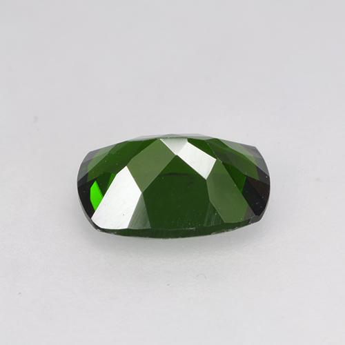 Diopsido de cromo verde natural de 1,36 ct, corte cojín, VS