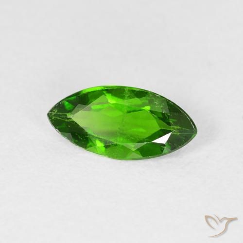 diópsido de cromo Medium Dark-Green natural de 0.97 ct, Marquesa, VS-SI