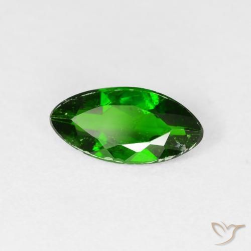 diópsido de cromo Verde bosque claro natural de 1.00 ct, Marquesa, SI