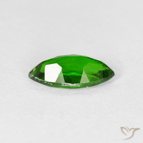 diópsido de cromo Verde oscuro natural de 1.07 ct, Marquesa, VS-SI