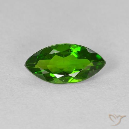 diópsido de cromo Medium Dark-Green natural de 1.00 ct, Marquesa, VS