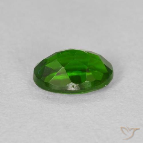 diópsido de cromo Medium Dark-Green natural de 0.85 ct, Ovalada, VS