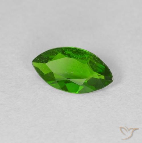 diópsido de cromo Medium Dark-Green natural de 0.61 ct, Marquesa, VS