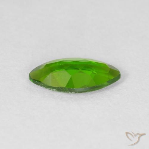 diópsido de cromo Medium Dark-Green natural de 0.94 ct, Marquesa, VS