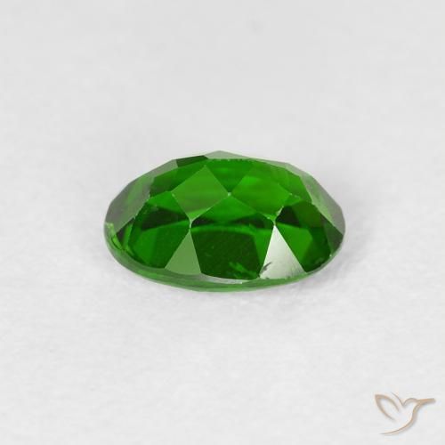 diópsido de cromo Verde oscuro natural de 1.02 ct, Ovalada, VS-SI