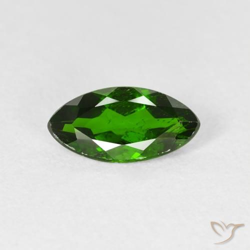 1.17ct Natural Verde bosque claro Diópsido de cromo, Marquesa, VS-SI