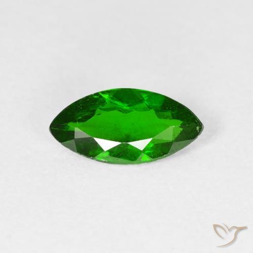 0.98ct Natural Verde bosque claro diópsido de cromo, Marquesa, VS-SI