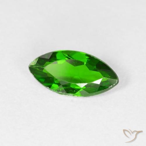 diópsido de cromo Verde oscuro natural de 0.93 ct, Marquesa, VS-SI
