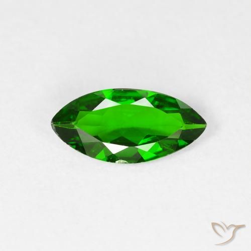 0.78ct Natural Verde bosque claro Diópsido de cromo, Marquesa, VS-SI