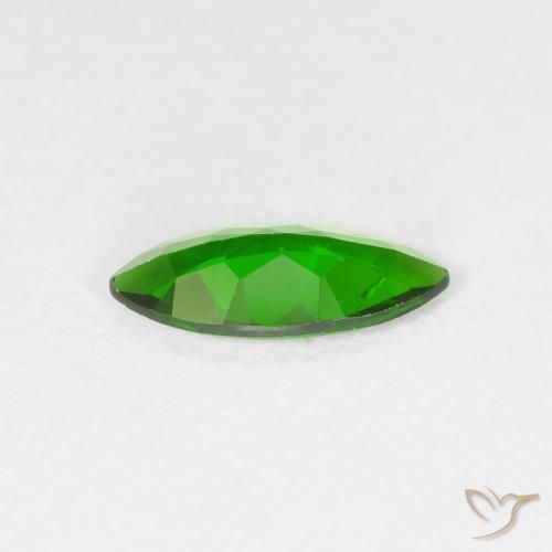 diópsido de cromo Verde bosque claro natural de 0.78 ct, Marquesa, VS-SI