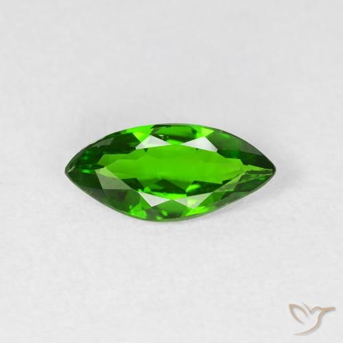 0.80ct Natural Verde bosque claro diópsido de cromo, Marquesa, VS