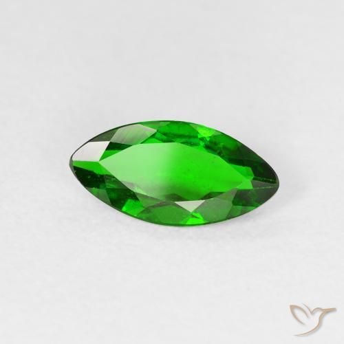 diópsido de cromo Verde intenso natural de 0.93 ct, Marquesa, VS-SI