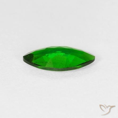diópsido de cromo Verde intenso natural de 0.93 ct, Marquesa, VS-SI
